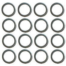 20 x Pedal Washers 20mm x 15mm w/ 1mm thickness Stainless steel Replacement Silver For Moutain Bike Road Bike