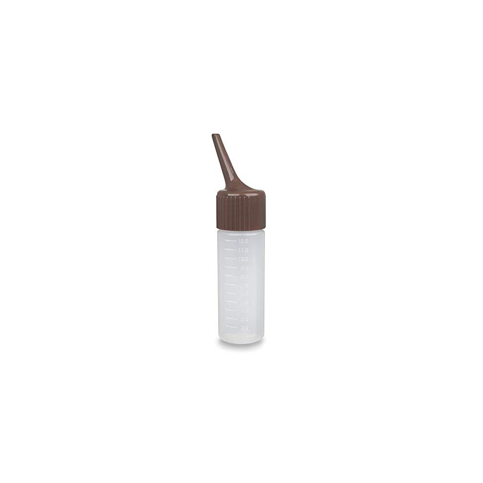 120ml Hair Dye Applicator Bottle with Tilted Nozzle/Tip, Squeeze Dye Measuring Bottle