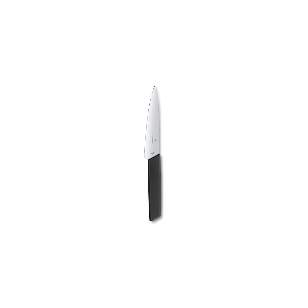 Swiss Modern Office Knife Straight Cut Dishwasher Safe Black