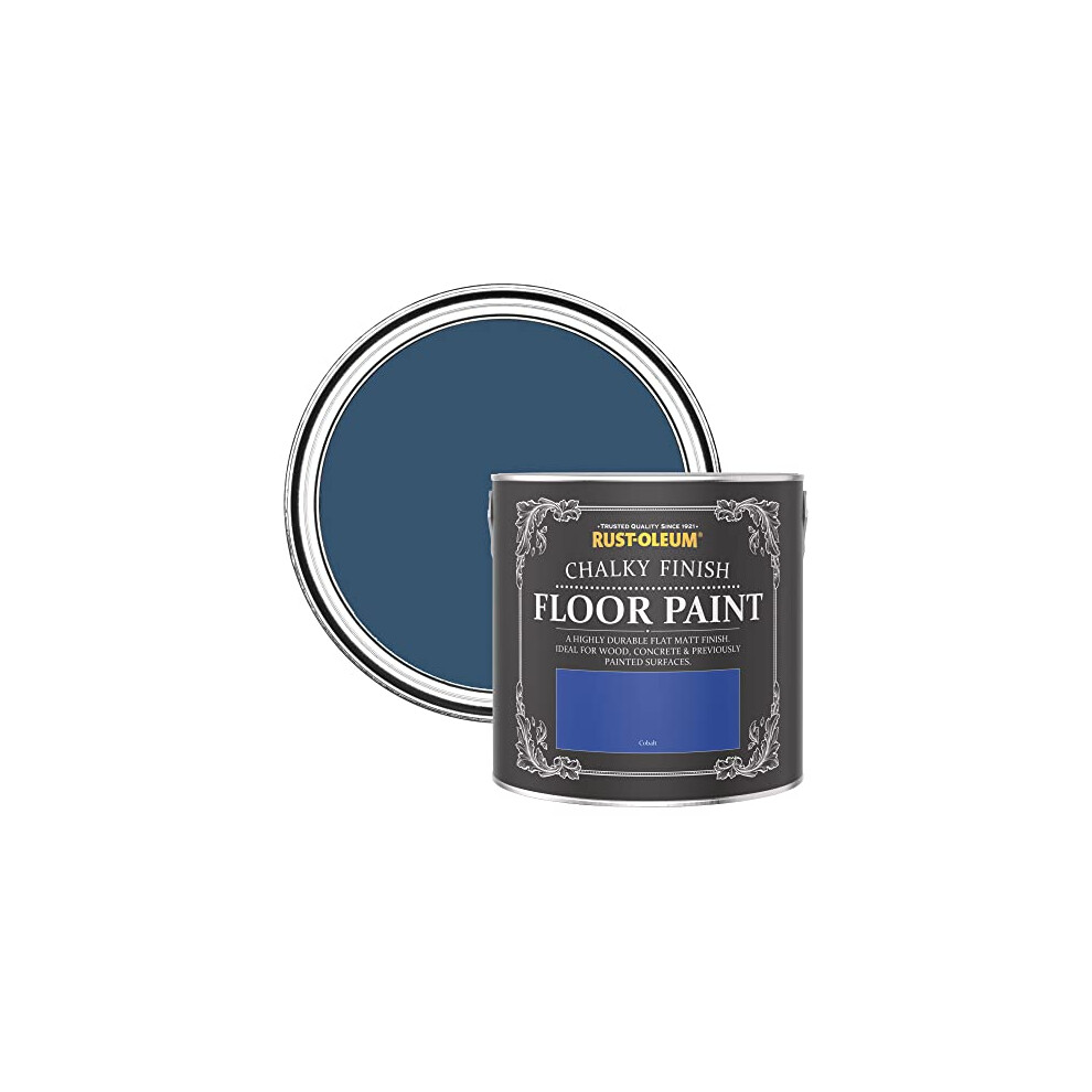 Rust-Oleum Scratch-Proof Floor Paint In Matt Finish - Cobalt 2.5L Blue