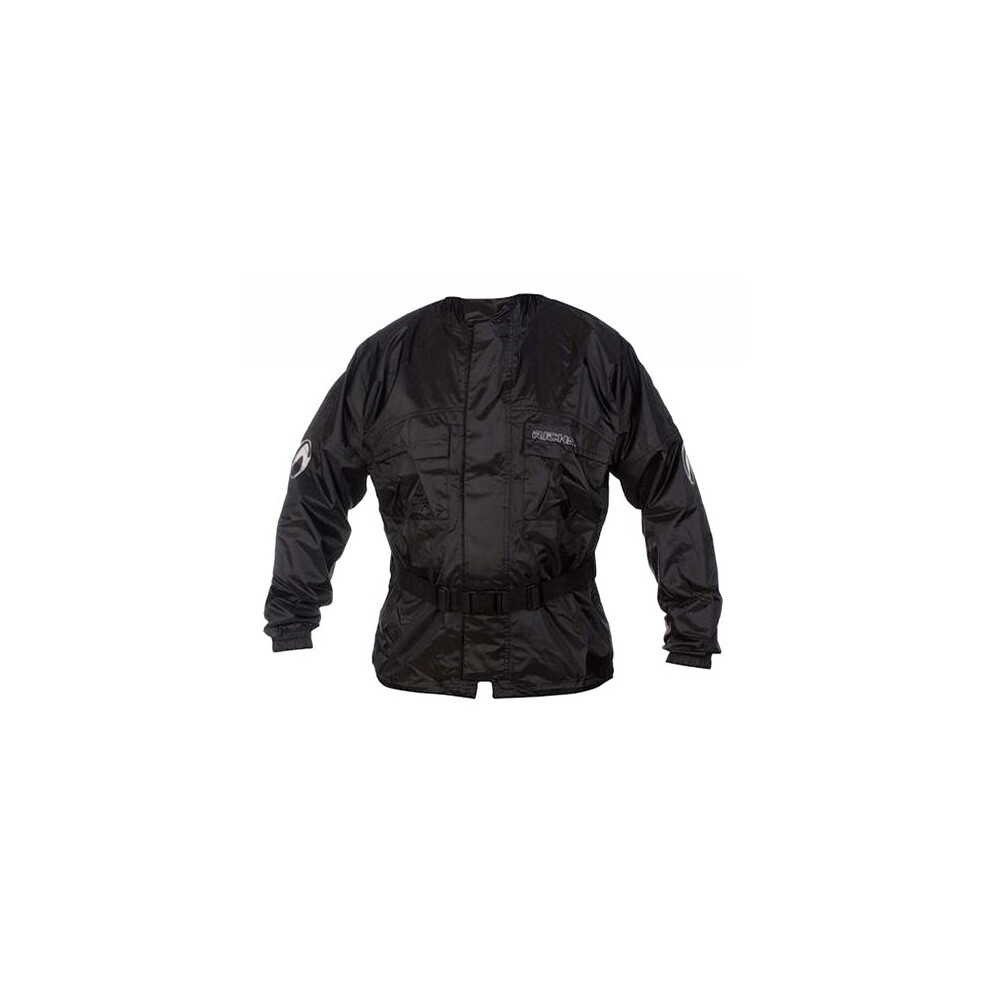 Richa Black Rain Warrior Textile Motorcycle Jacket 3XL (48) - Image 3