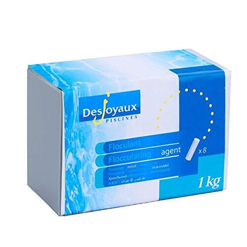 - 1kg Pool Flocculant - 8 Tablets - Water Clarifier - Increase Filter Performance - Premium Quality