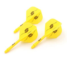 ROST Integrated Dartpfeile Schäfte Shafts and Darts Flights Standard Shape,Set of 3 pcs Petal Pattern(CSAK-57XHB)