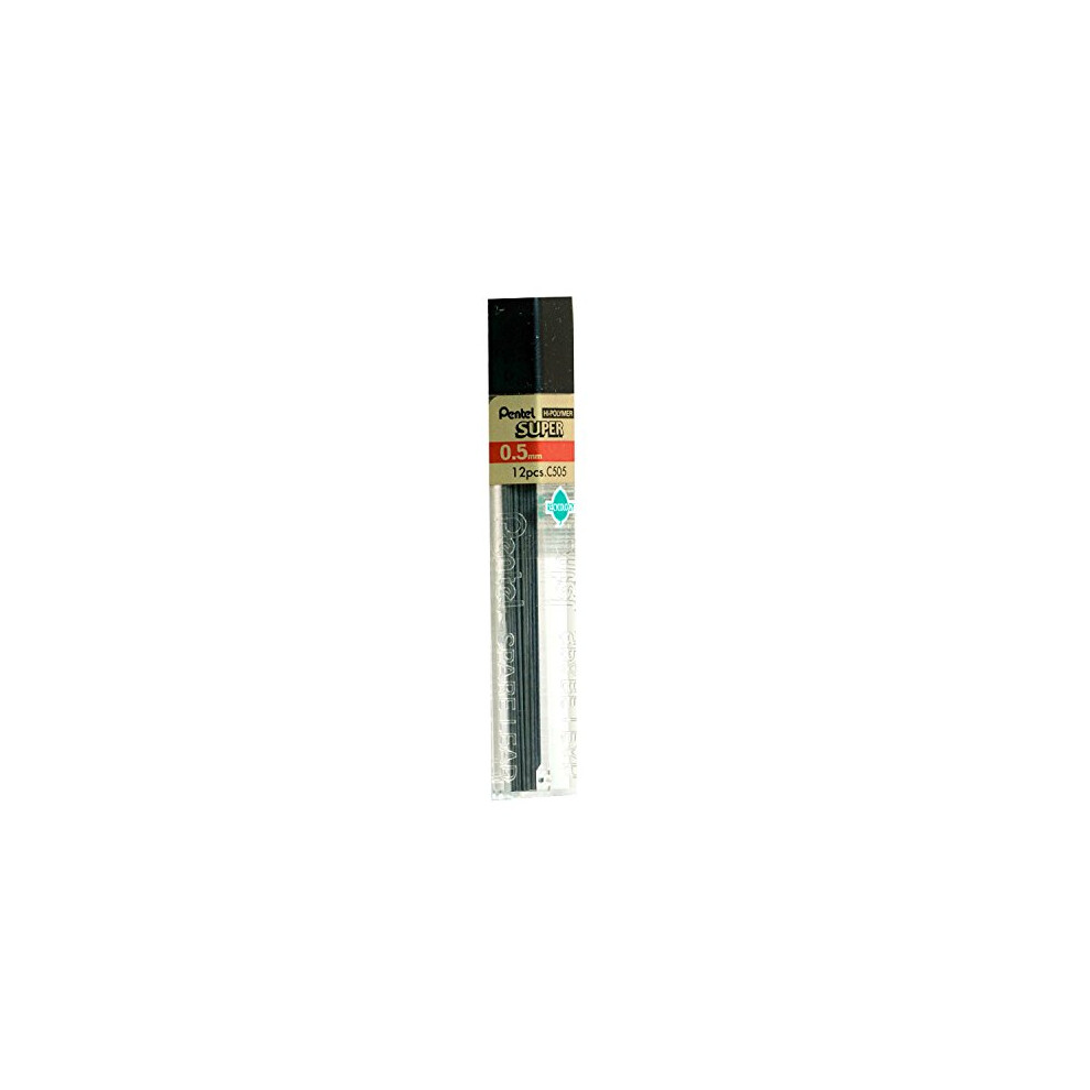 Pentel 0.5 Mm 4B Refill Lead (Pack Of 12 Tubes, 12 Leads Per Tube)