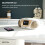 DAB DAB+ CD playe, FM Radio, Wireles Bluetooth, Stereo Speaker System, Clock, USB player (AZATOM Zenith Z4 White) 4