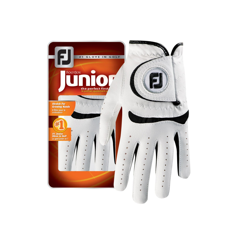 Junior Golf Glove, white/Black