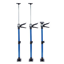 Telescopic Drywall Support Props 50-115cm Set of 2 Steel Quick Adjustable Support Pole Extension Rod, Supports Up to 30kg, Construction Tools for
