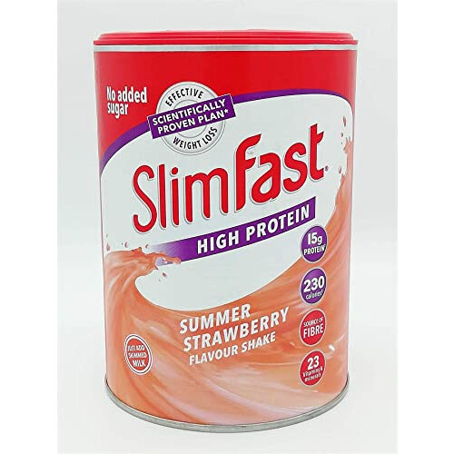 SlimFast 365G Summer Strawberry Meal Replacement Milkshake Powder 1