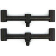 2 Mini Buzz Bars, Black, 13cm. Suitable for rod pods, bank sticks, rod rests, butt rests etc. Buzzer bars. Carp, course, match fishing equipment,