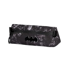 Batman Neon-Triangle Pencil Case, Black, 21 x 8 cm