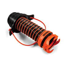 39319 3-in-1 Sewer Seal with RhinoExtreme Hose and Handle-Flexible Fitting Makes Connection Inlet Simple and Less Hands On, Black, Standard