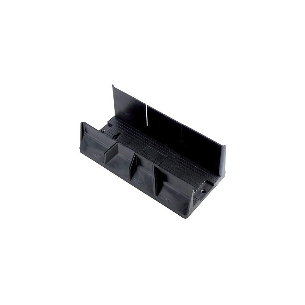 Maxi Mitre Box, 322mm x 102mm x 100mm - 48678 - Wood Angle Cutting Guide Miter Tool, Blue