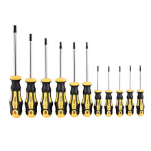11 Pieces CR-V Torx Screwdriver Set T6 T7 T8 T9 T10 T15 T20 T25 T27 T30 T40 Star Magnetic Assorted Repair Precision Screwdrivers Set Tools for Torx
