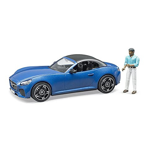 Bruder Roadster with Driver - Blue