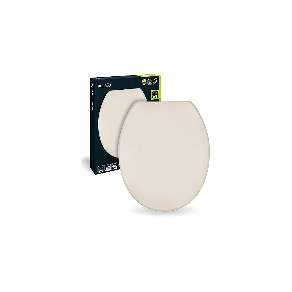 40048 0 Siena Toilet seat, Pergamon, 47 x 39 x 5.5 Centimeters