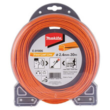 Four-Leaf E-01806 Trimmer Line for Cordless Scythes and Grass Trimmer (2.4 mm, 30 mm, Orange)