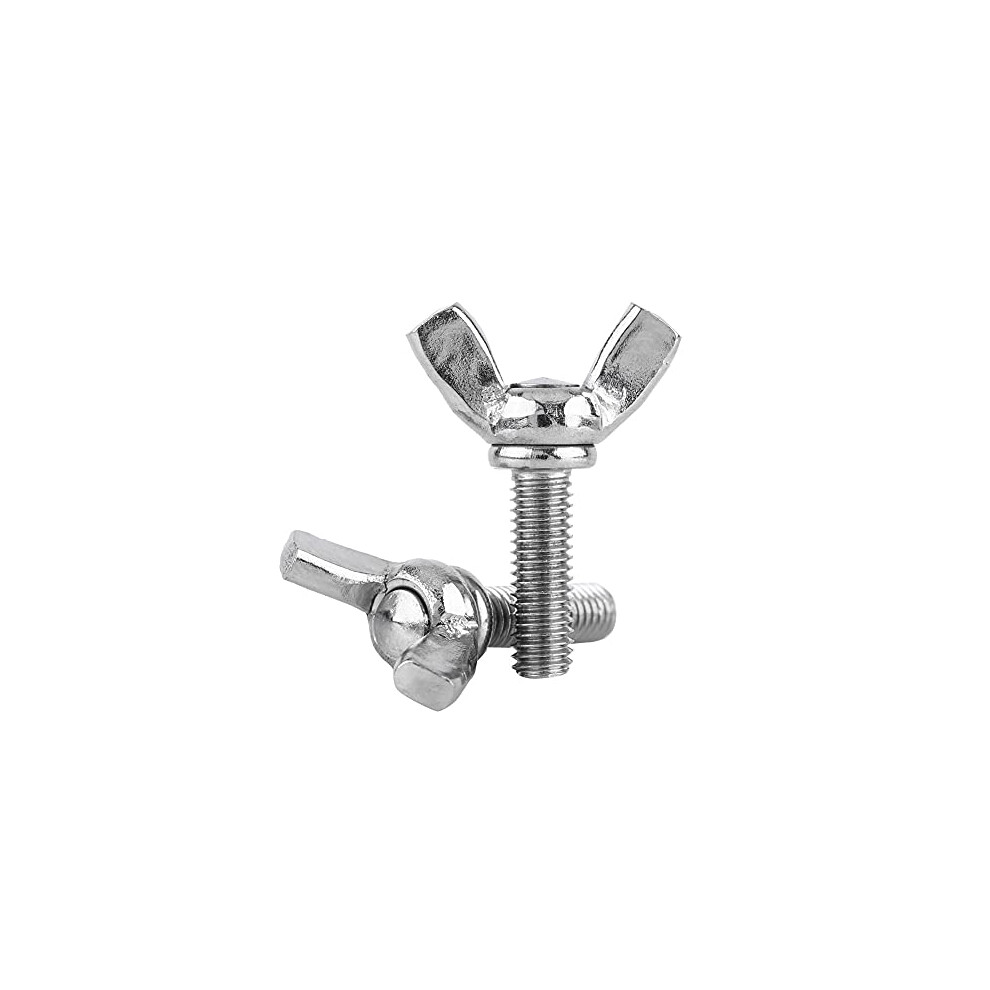 M5 Metric Wing Bolt, 10Mm 12Mm 16Mm 20Mm Length Stainless Steel Butterfly Screw Wing Bolt Machine Fastener(Pack Of 10) (12Mm) 614405645577