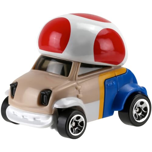 Hot Wheels Hot Wheels Super Mario Αυτοκίνητο Χαρακτήρα Toad 6/7