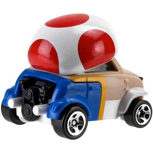Hot Wheels Hot Wheels Super Mario Αυτοκίνητο Χαρακτήρα Toad 6/7 1