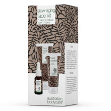 Slow-Aging Face Kit with Tea Tree Oil - Face Wash, Face Cream, and Serum Set for Wrinkle Reduction, Fine Line Smoothing, and Deep Hydration -