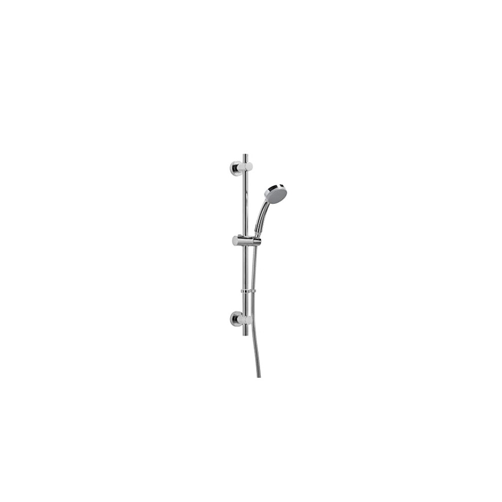 Croydex Presion Pressure Boost 1 Function Shower Set Chrome Includes Hose, Riser Rail And Shower Handset