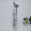 Croydex Presion Pressure Boost 1 Function Shower Set Chrome Includes Hose, Riser Rail and Shower handset 5