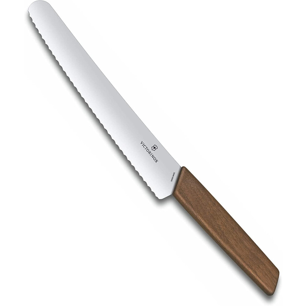 Victorinox Swiss Modern Bread Knife, 8.5", Walnut Wood