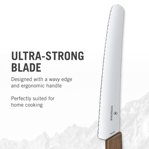 Victorinox Swiss Modern Bread Knife, 8.5", Walnut Wood 1