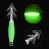 Noctilucent Squid Jig Cuttlefish Sleeve Jig Fishing Lure Bait Head Hooks Squid Hook Umbrella Sea Fishing Fluorescent Squid Octopus Cuttlefish Jig 4