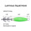 Noctilucent Squid Jig Cuttlefish Sleeve Jig Fishing Lure Bait Head Hooks Squid Hook Umbrella Sea Fishing Fluorescent Squid Octopus Cuttlefish Jig 2