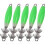 Noctilucent Squid Jig Cuttlefish Sleeve Jig Fishing Lure Bait Head Hooks Squid Hook Umbrella Sea Fishing Fluorescent Squid Octopus Cuttlefish Jig 1