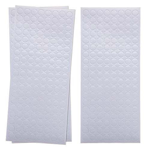 AW343 Double Sided Dots-Pack of 456, Self Adhesive Foam Stick Ons for Kids, Embellishments, Scrapbooks, and Arts and Crafts Activities, Assorted, one