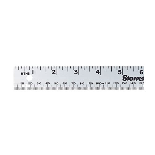 Starrett 36107 Aluminium Straight Edge Meter Stick