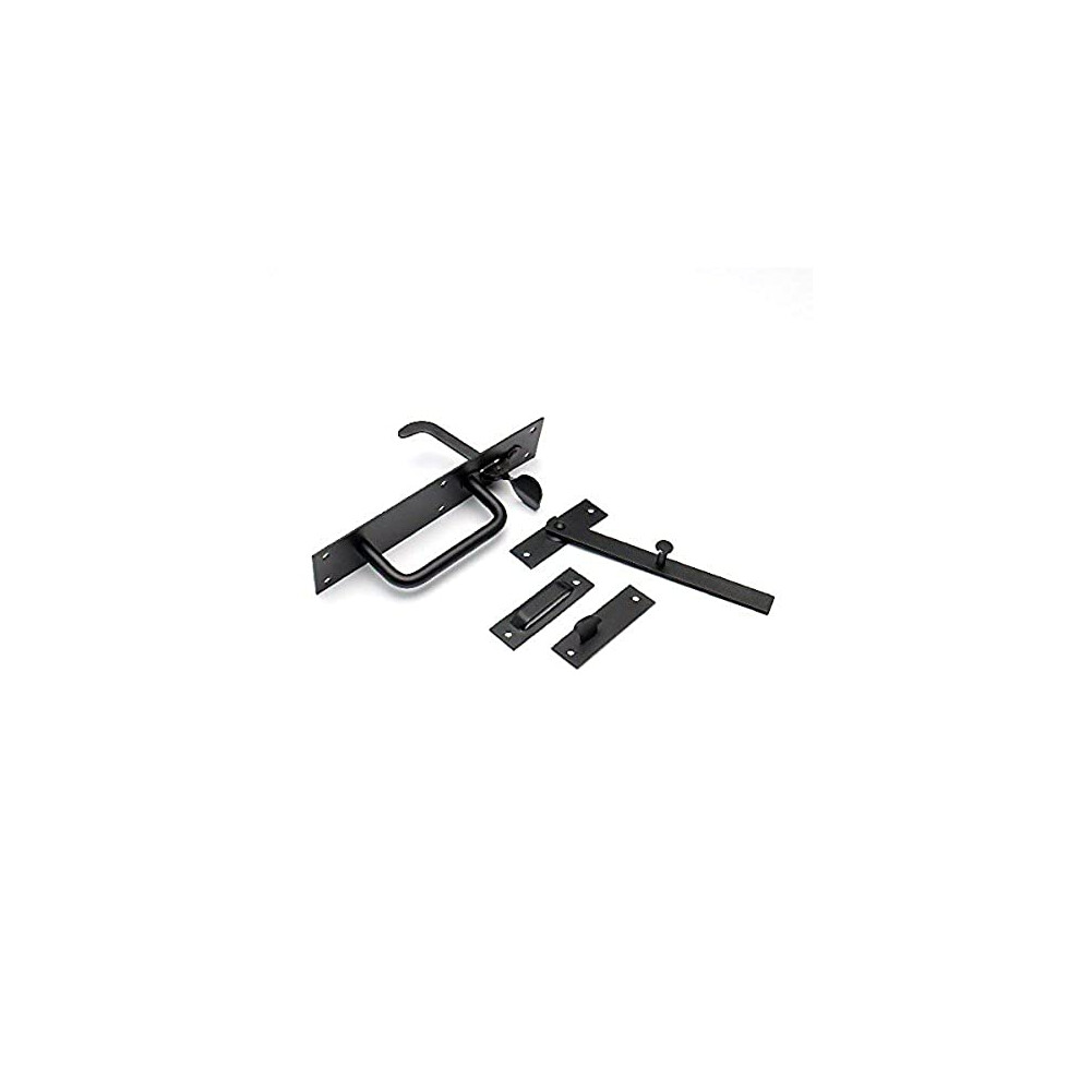 Bh02043 Heavy Duty Suffolk Thumb Latch, Black 180Mm (7.2 Inch) 5013249363886