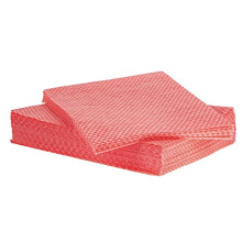 2Work Lightweight All-Purpose Cloth 600x300mm Red (Pack of 50) CPD30021