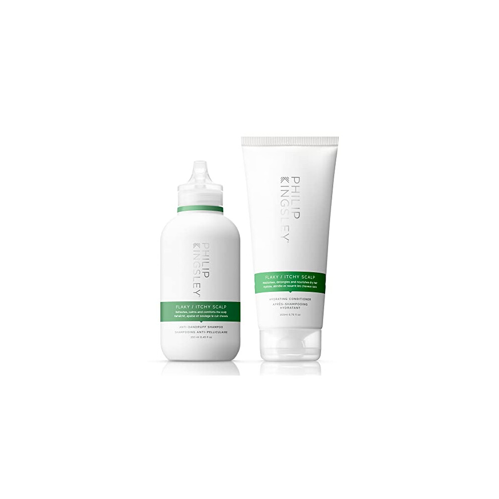 Flaky/Itchy Scalp Shampoo and Conditioner Set, Dry Oily Scalp Treatment, Soothes and Calms, 250ml and 200ml