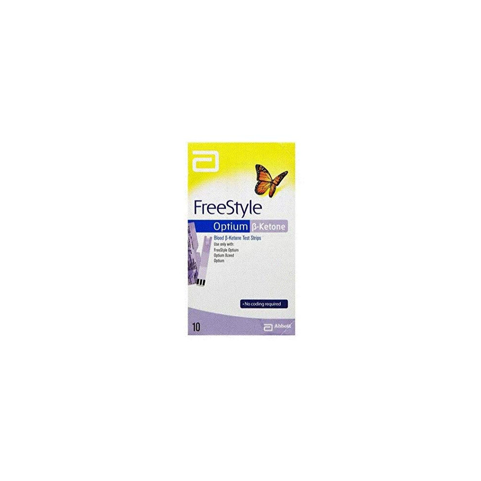 FreeStyle Optium Ã-Ketone test strips (Pack of 10) (7078475)