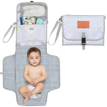 Baby Diaper Changing Pad - Portable Waterproof Diaper Changing Mat - Folding Diaper Changing Station - Travel Diaper Change Pads - Changing Clutch -