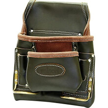 68876 Oil Tan Single Leather Tool Pouch