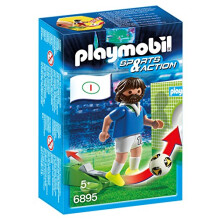 6895 Football Player Italy, Fun Imaginative Role-Play, PlaySets Suitable for Children Ages 4+