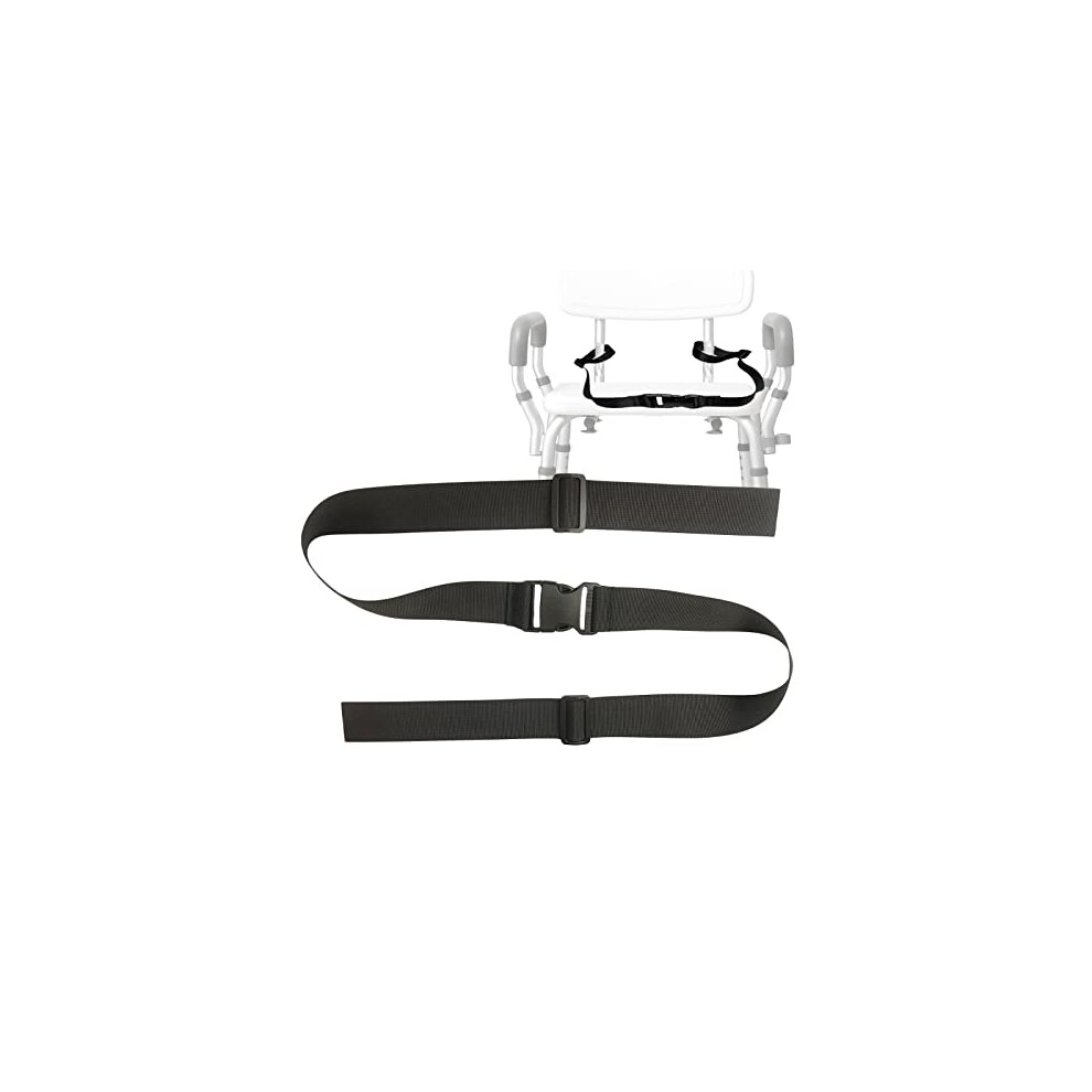 Toilet Shower Chair Seat Belt for Elderly, Bath Bench Anti-Slip Waist Buckle Strap for Bedridden Disabled Patient