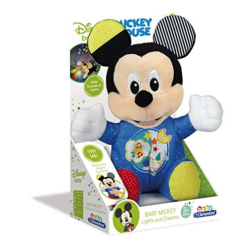 Clementoni 17206- Baby Mickey Lightin Plush for toddlers 1