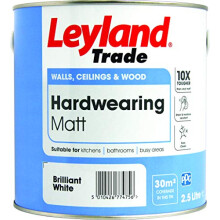 Trade Hardwearing Matt - Brilliant White 2.5L