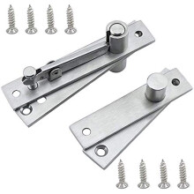 Door Pivot Hinge, 360 Degree Rotation Hidden Door Shaft Pivot Hinges, Concealed Rotating Door Hinge, Wooden Door Rotating Hinge, Stainless Steel for