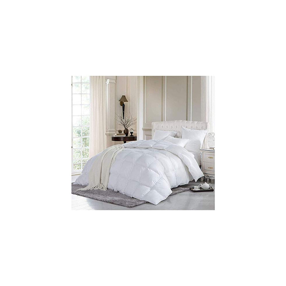 Duck Feather & Down Duvet 13.5 Tog Deluxe Quilt | Hotel Quality Premium Bedding | Super Soft Comforter | Warm and Cosy | Breathable | Anti Allergy |