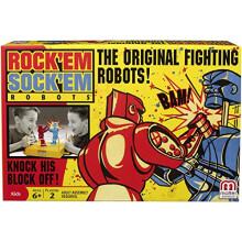 Mattel Games Rock 'Em Sock Em Robots: Du styrer slaget om robotterne i en boksering!
