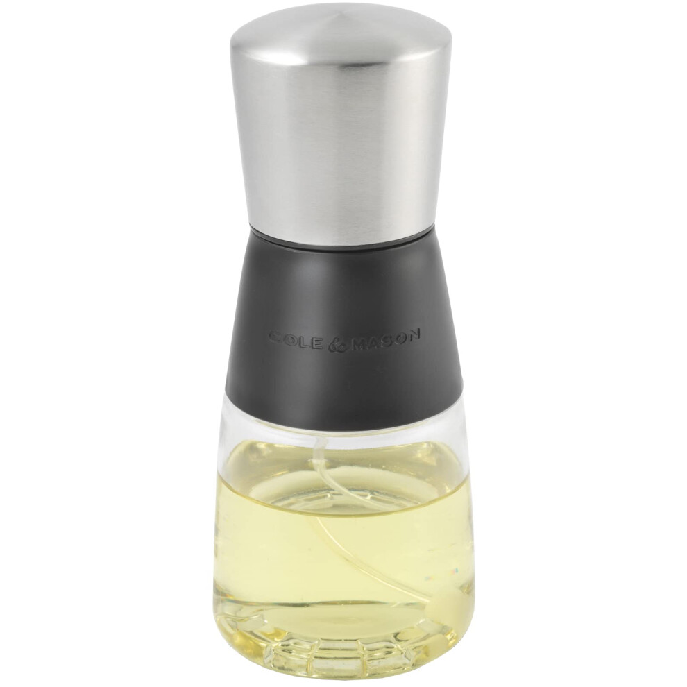 H103699 Epping Oil and Vinegar Mister, Oil Dispenser/Vinegar Dispenser, Glass/Stainless Steel, 155 mm, Single, Includes 1 x Oil Spray Bottle/Vinegar