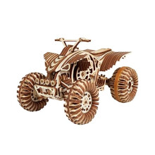 Wood Trick Quad Bike 3D-Holzpuzzles fr Erwachsene und Kinder zum Bauen  Fahrten bis zu 30 Fu  Holzmodellauto-Baustze zum Bauen fr Erwachsene
