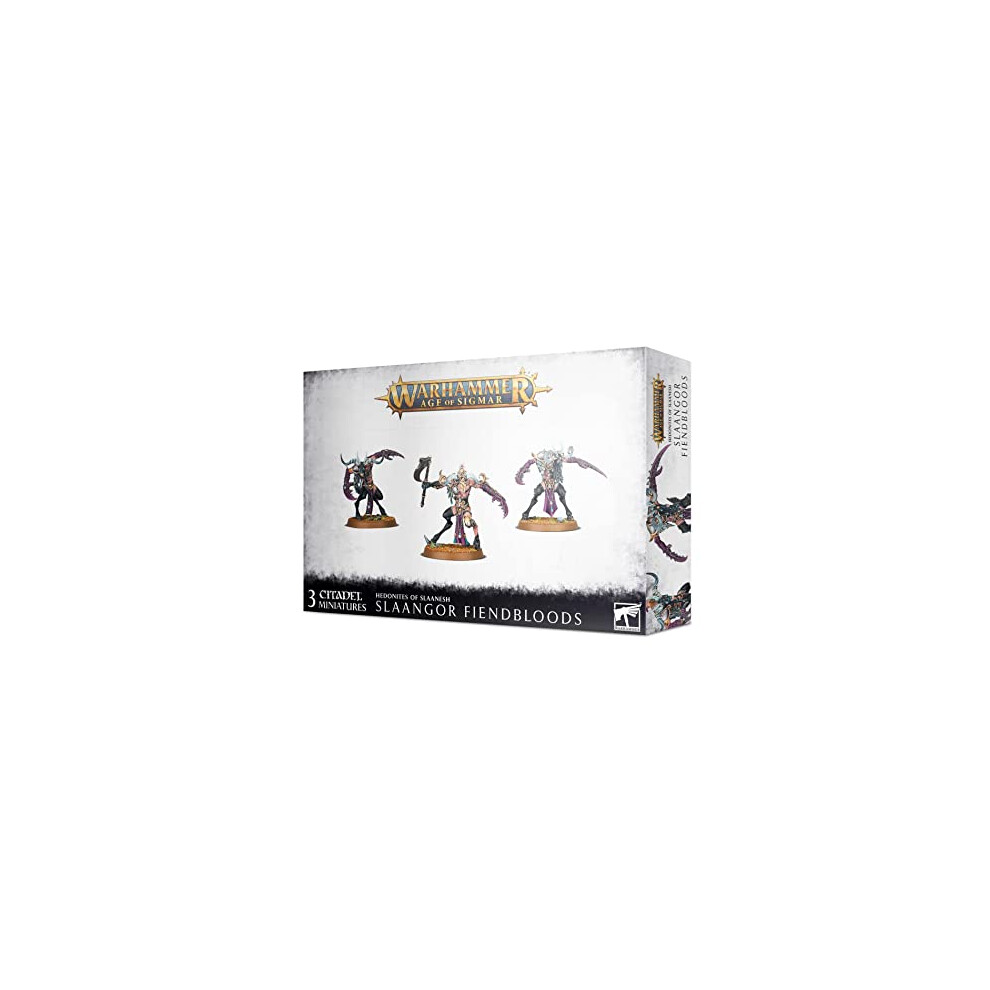 Games Workshop Warhammer Aos - Hedonites Of Slaanesh Slaangor Fiendbloods - Tabletop Miniatures Wargame