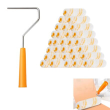 31pcs Paint Roller Set, Durable Mini Paint Rollers Frame for Painting Walls, Ceilings, Wood, Metal